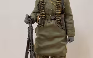 DID1/6 D80130 二战MG42机枪组机枪手 1/6兵人模型