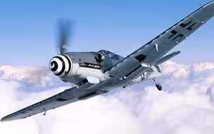 Bf109格斗起来自己都害怕，官方1V1单挑格斗比赛实况【战争雷霆】
