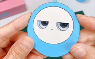 教程来啦！好玩的追踪眼小手工，一看就会做