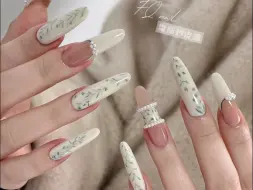 沉浸式美甲 青花瓷