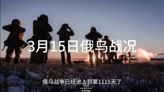 3月15日俄乌战况：俄罗斯的脸被乌克兰扇肿了。