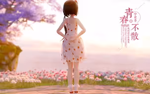 【2k布料/泠鸢mmd】HDR光影-桃花笑