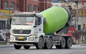 第一视角开搅拌车（代班开绿罐德龙）