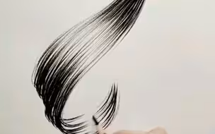 速写头发