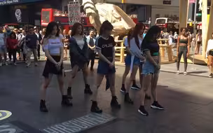 【(G)I-DLE】180805_纽约时代广场表演