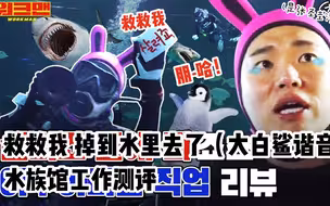 【中字】【WORKMAN】【EP47】| 小心时间瞬间消失 喂着喂着差点被吃狗带了抖抖 从食人鲳到鲨鱼 历代级充满杀气的水族馆兼职测评