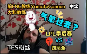 【中字】 TES国外粉丝主播已气晕?! TES粉丝 前FNC教练YamatoCannon 大和教练 看LPL季后赛 LNG vs TES 四局全