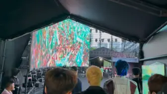 丁禹兮贵阳巅峰音乐节后台视角