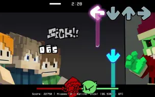 FNF Zanta in Minecraft (FNF Mod)