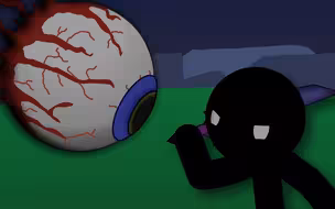 Stickman Vs Eye of Cthulhu (火柴人Vs克苏鲁之眼) -【泰拉瑞亚】