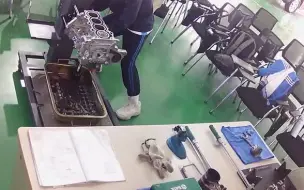活塞的拆装和气缸缸径测量   福建技能考整体操作流程