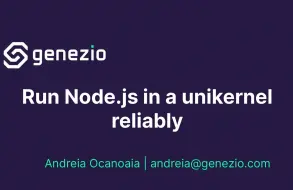 Run Node.js in a unikernel reliably (2024)