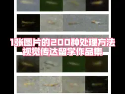 视觉传达作品集-图片处理方法