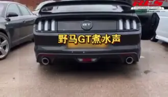 福特野马GT 5.0L V8改装RES排气 煮水声太销魂了！高转不破音不刺耳
