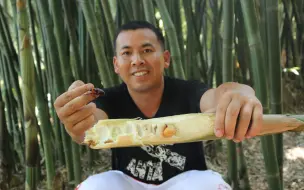 农村这种好玩又好吃的美味，8月份最多了，黑哥一会找了好几只