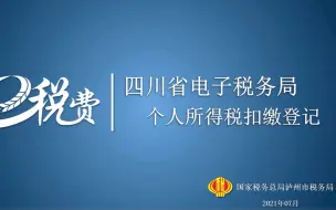 四川省电子税务局—个人所得税扣缴登记