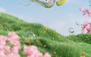 Blender草地 花朵制作方法