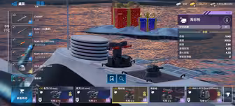 现代战舰海标枪防空导弹靶场测试