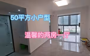 50平方小户型竟然可以做两房一厅，很多人都不相信这是怎么做到的