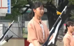 台湾省高校仪仗队表演