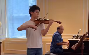 【小提琴】朱凯源Kevin Zhu & Rohan De Silva - 理查施特劳斯降E大调小提琴奏鸣曲 第二乐章: 即兴-如歌的行板