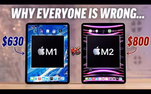 【4K】M1 vs M2 iPad Pro 2022 - 终极对比！| 作者：Max Tech | 机翻中文