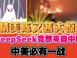 陈文茜:不可能!真的不可能!DeepSeek竟来自中国!