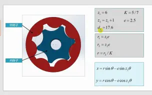 摆线齿轮SolidWorks设计建模
