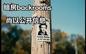 暗房backrooms，已公开信息，人类无意间打开了潘多拉的魔盒