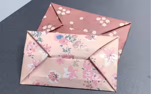 超简单的折纸小信封，你们现在还有写信的习惯吗