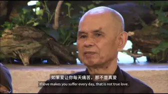 【中英字幕】什么是真爱？｜一行禅师