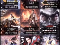 27部国漫预计完结时间
