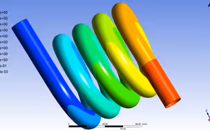 螺旋管传热流体分析有声解说，Ansys CFD  Fluent_1