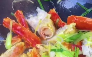 海鲜 这也太香了吧！手把手教你做美食之：爆炒帝王蟹！还不赶紧学起来吗？？？