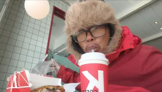 长时间露营在零下十几度二十度的观景，终于感冒喽，头疼得难受，吃饭都没食欲