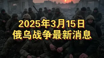 2025年3月15日俄乌战争最新消息
