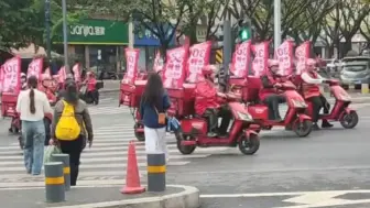 京东外卖“红色大军”炸街 月入过万