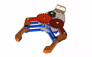 SolidWorks机械手建模+运动动画