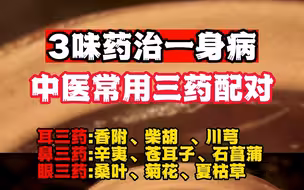 3味药治一身病