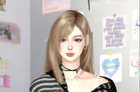 【模拟人生4捏脸】人物七七