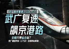【全网首发】武广高铁复速350！G79次全程跨站集锦