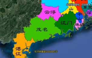 广东区划调整设想，由21个精减到14个地级市。
