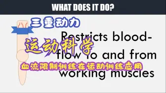 运动科学 || 血流限制训练在运动训练应用