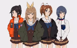 南   中   四   姬
