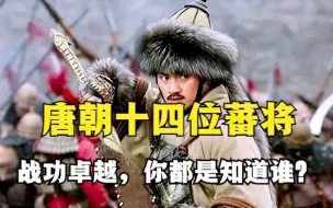 唐朝十四位蕃将，战功卓越，你都知道谁？