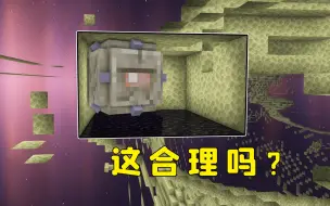 我的世界：在末地发现这玩意，合理吗？