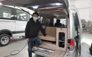面包车改房车，陆陆续续改造一个月，终于有小房车的样子了