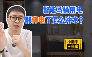 智能马桶停电冲水需要电池！你知道吗?