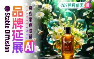 AI品牌LOGO延展设计海报FooocusMRE商业案例教程