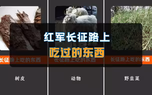 红军长征路上吃过的东西，最后两种看完哽咽！
